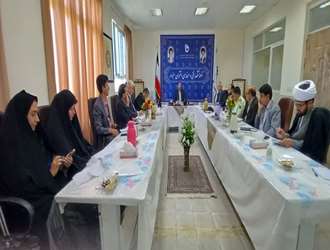 حضور ریاست دانشکده علوم قرآنی سبزوار در نشست کمیته دانشجویی شهرستان در دانشکده ملی مهارت دختران